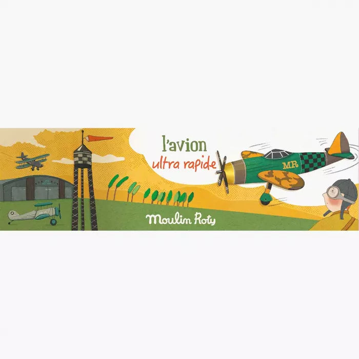 Avion polystyrène Thunderbelt Les petites merveilles - Moulin roty