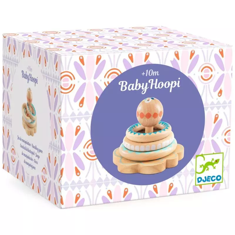 BabyHoopi jeu de manipulation en bois - Djeco