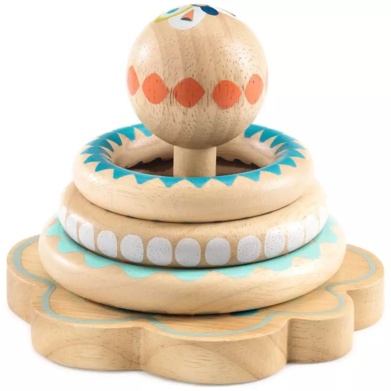 BabyHoopi jeu de manipulation en bois - Djeco