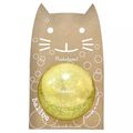 Ballon bulle jaune pailleté 15 cm - Ratatam