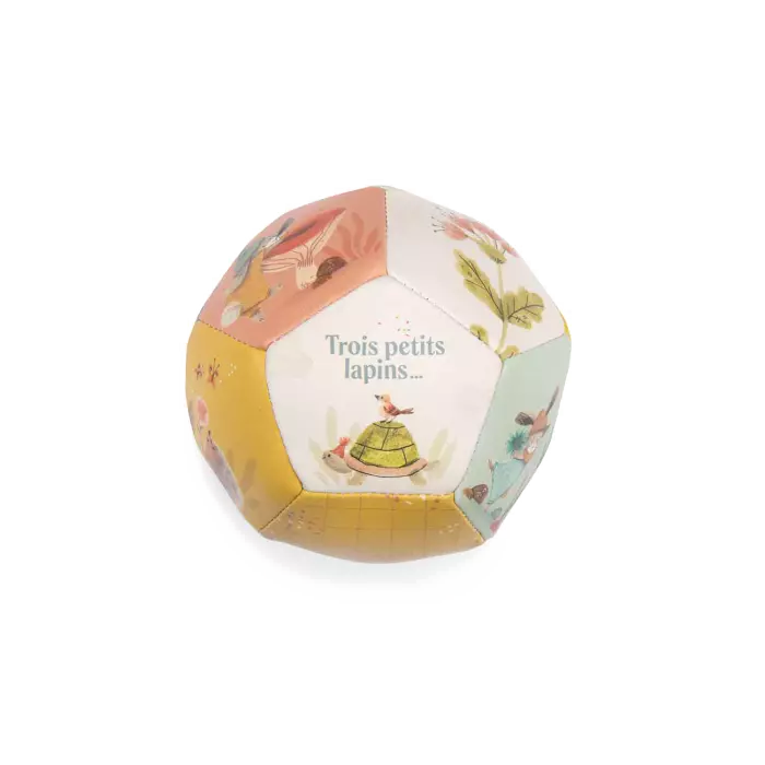 Ballon souple trois petits lapins - Moulin roty