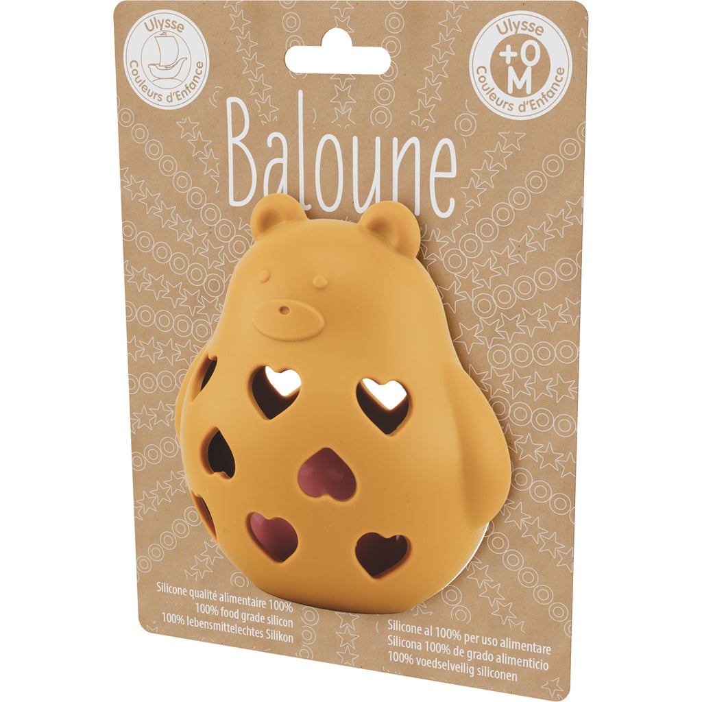 Baloune ourson jaune - Ulysse couleurs d'enfance