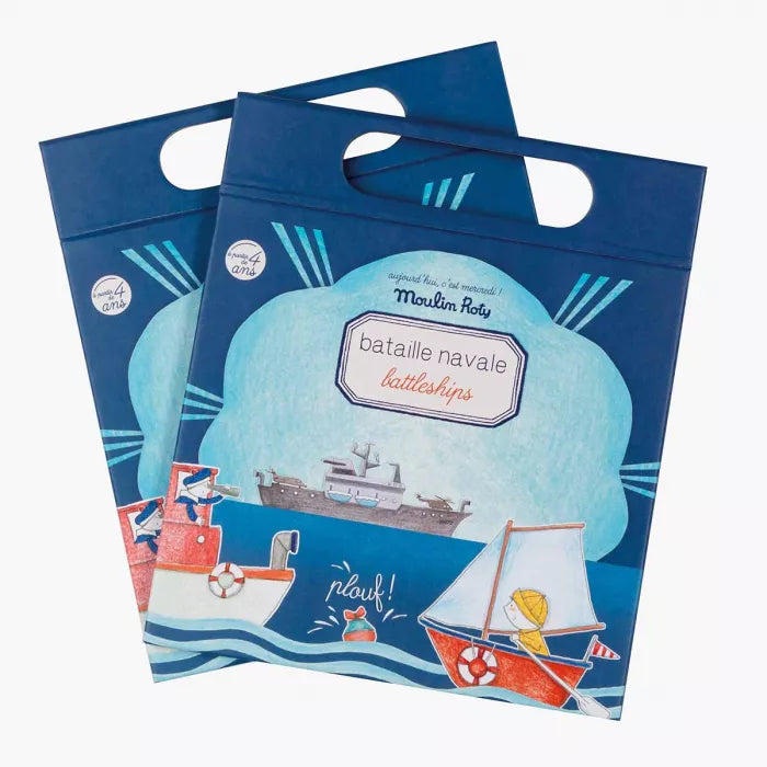 Bataille navale magnétique nomade Aujourd'hui c'est mercredi - Moulin roty