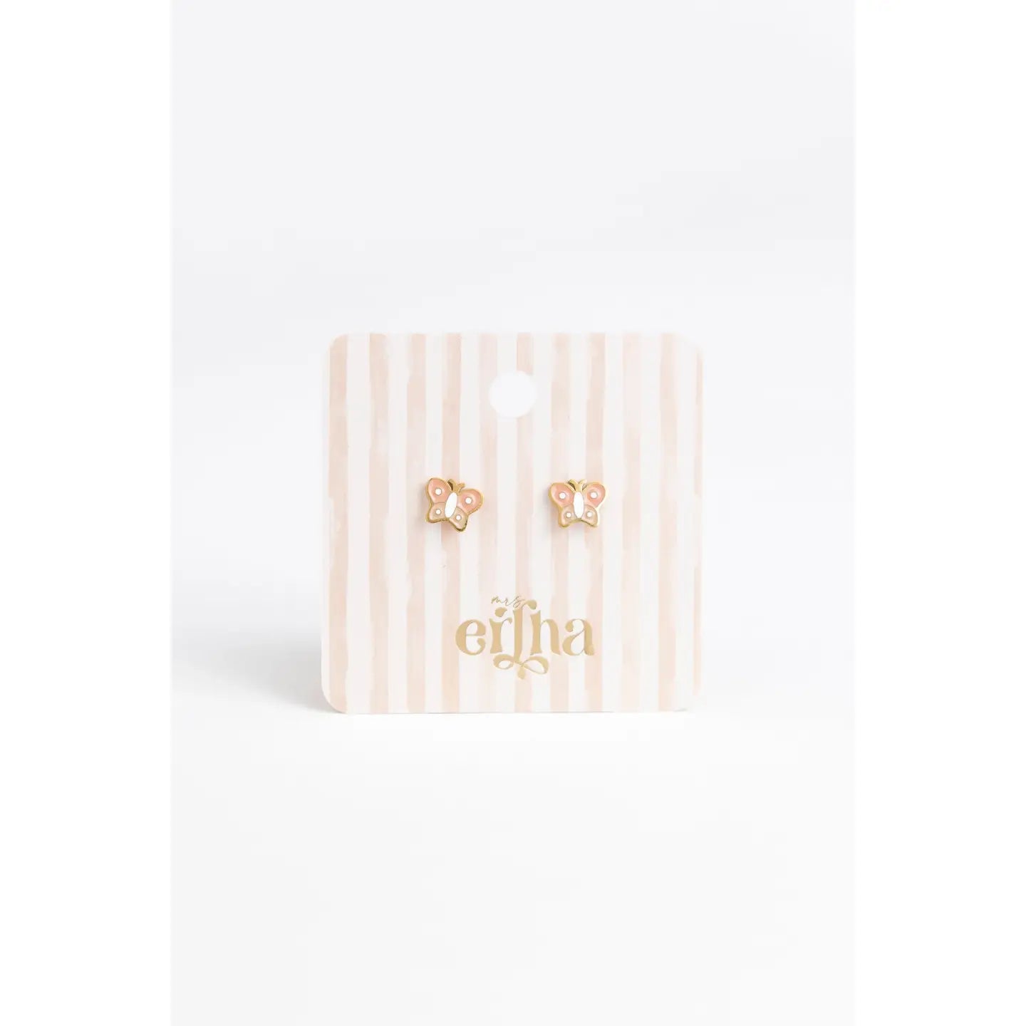 Boucles d'oreilles clous Petit papillon - Mrs Ertha
