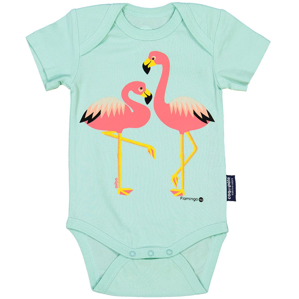 Body manche courte Flamant Rose - Coq en Pâte