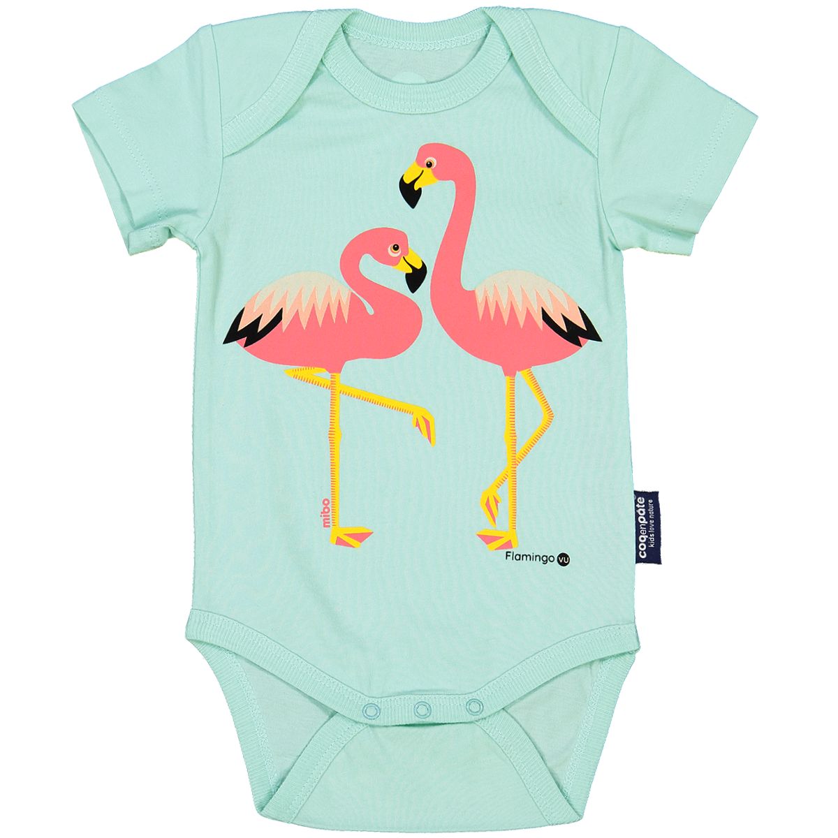 Body manche courte Flamant Rose - Coq en Pâte