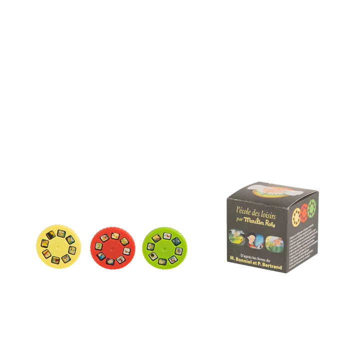 Boite 3 disques pour lampes à histoires Cornebidouille - Moulin roty