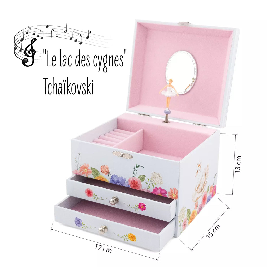 Boite à bijoux musicale Ballerine - Ulysse couelurs d'enfance