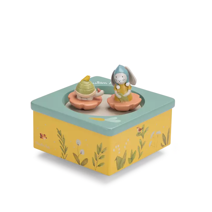 Boite à musique Trois petits lapins - Moulin roty
