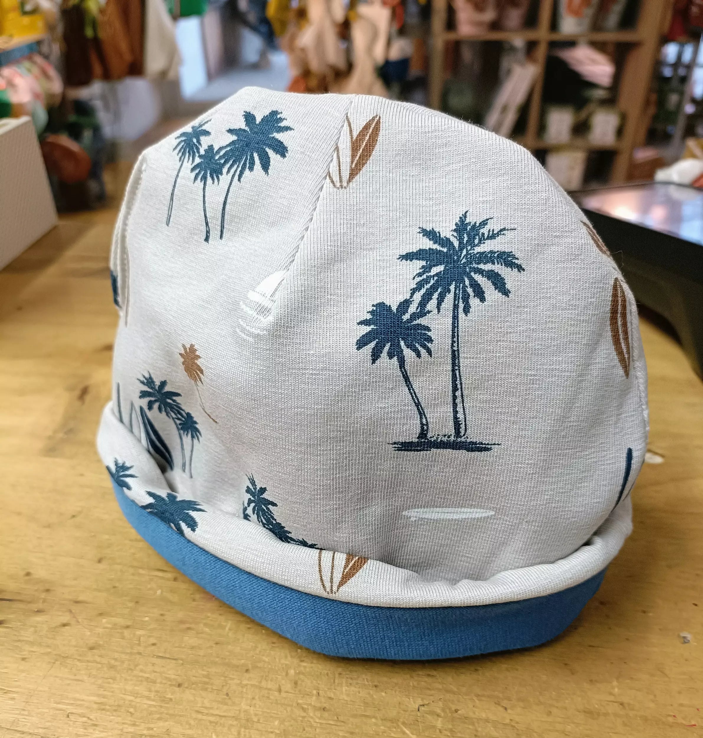 Bonnet bébé 0-6 mois Surf fait main - L'Atelier Dyloma