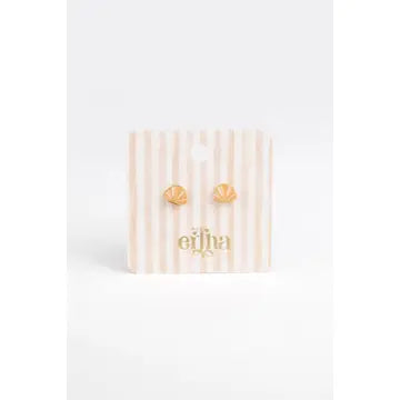 Boucles d'oreilles clous  Coquillage doré - Rosajou