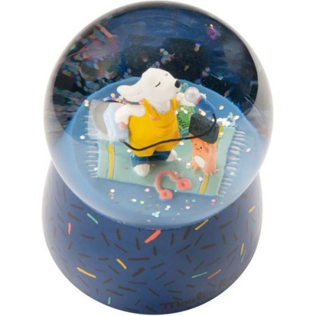 Boule à neige musicale Puce & Pilou - Moulin roty