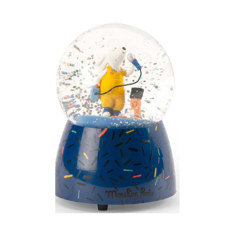 Boule à neige musicale Puce & Pilou - Moulin roty