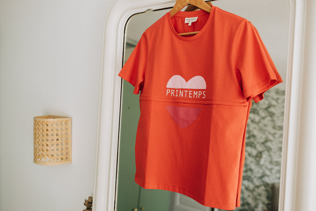 Printemps Le t-shirt d'allaitement - Brave Margot
