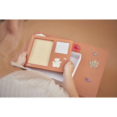 Mon cadre à souvenirs terracotta photo & empreinte - Kaloo