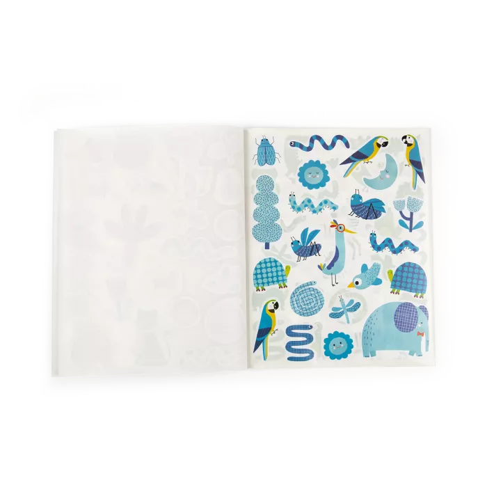 Cahier 300 stickers autocollant Les toupitis - Moulin roty