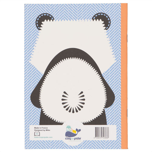 Cahier A5 Panda - Coq en pâte