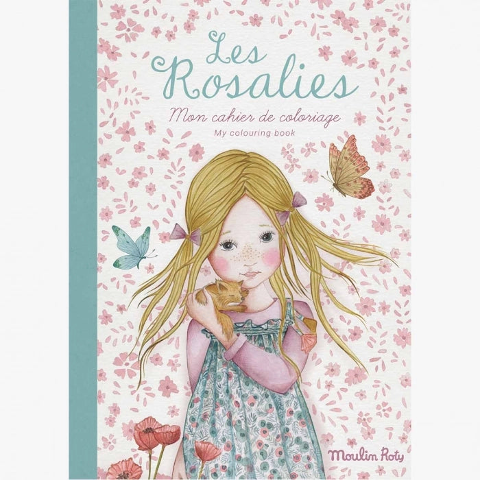 Cahier de coloriage 36 pages Les rosalies - Moulin roty