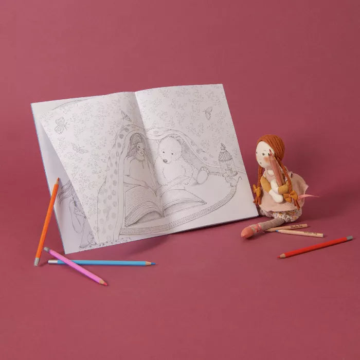 Cahier de coloriage 36 pages Les rosalies - Moulin roty