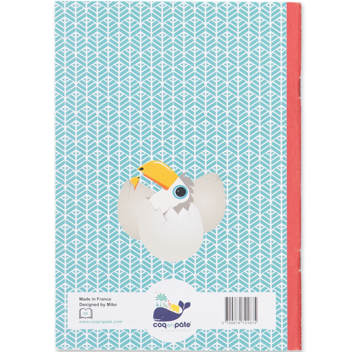 Cahier Toucan A5 - Coq en Pâte