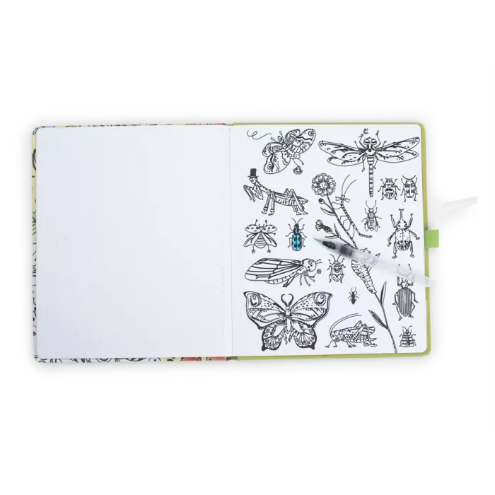 Cahier de coloriage aquarelle Le jardin du mouin - Moulin roty