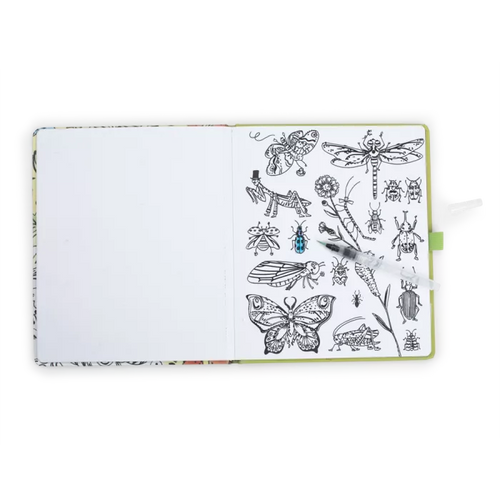 Cahier de coloriage aquarelle Le jardin du mouin - Moulin roty