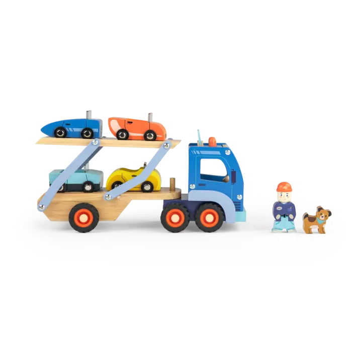 Camioon transporteur de voitures avenu du moulin - Moulin roty