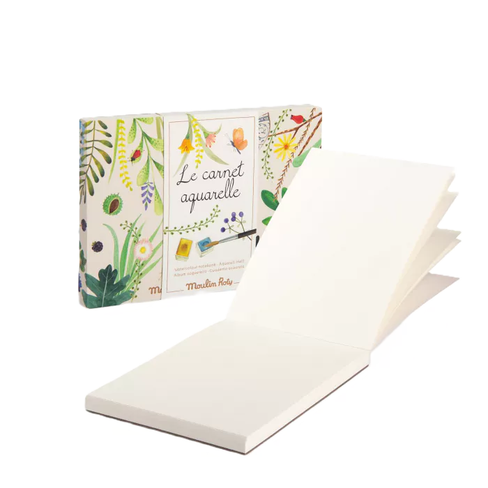Carnet aquarelle le jardin du moulin - Moulin roty