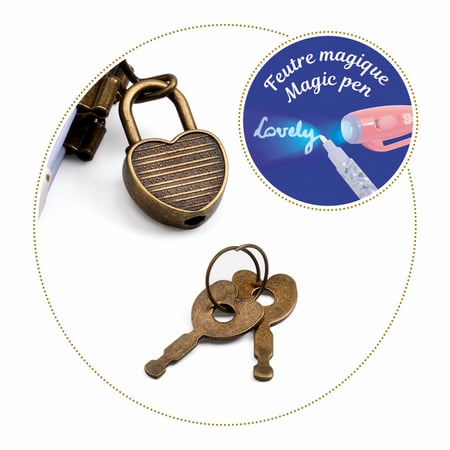 Carnet secret Oana + feutre magique - Djeco