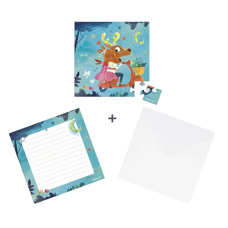 Carte puzzle amour Dolce Vita - Janod