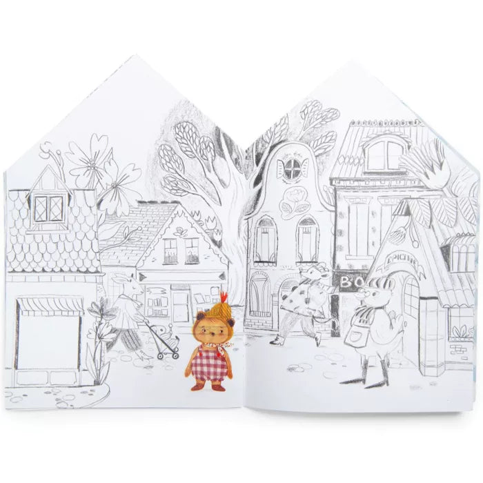 Cahier de coloriage + 150 stickers les Minouchkas - Moulin roty