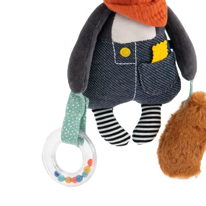 Chien puce d'activités à suspendre Puce & pilou - Moulin roty