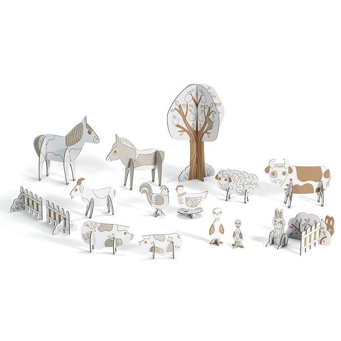 Color assemble play la ferme - djeco