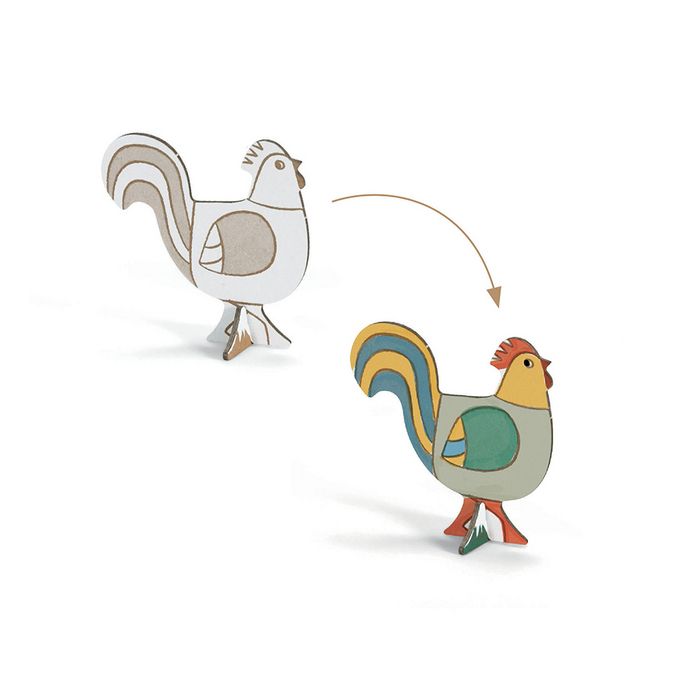 Color assemble play la ferme - djeco