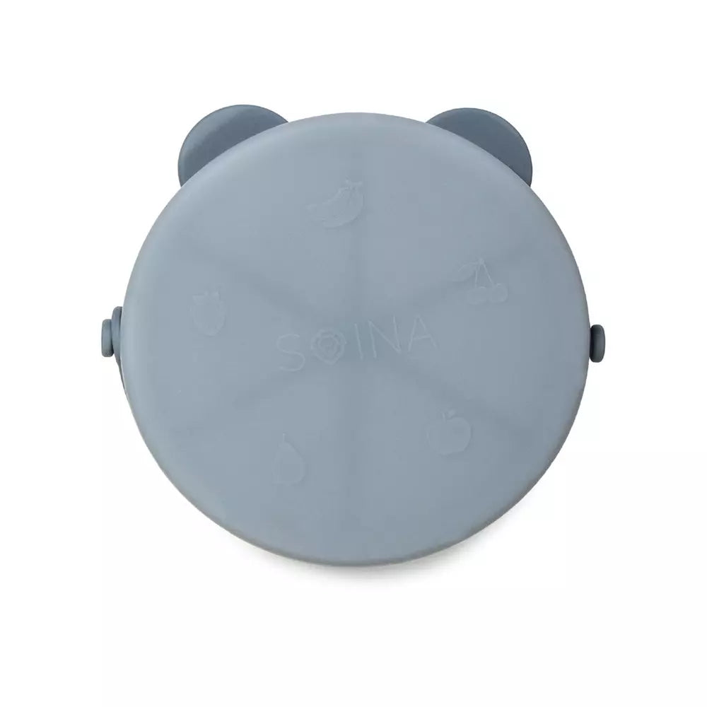 Gobelet snack avec couvercle gris perle - Soina