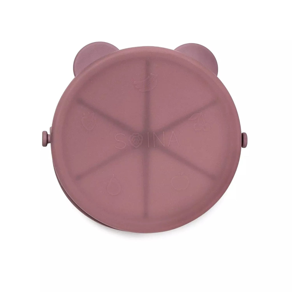 Gobelet snack avec couvercle rose - Soina