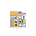 Cubes en bois Trois petits lapins - Moulin roty