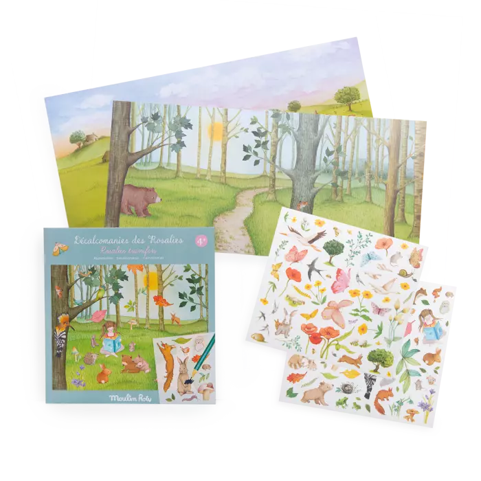 Décalcomanie les rosalies - Moulin roty