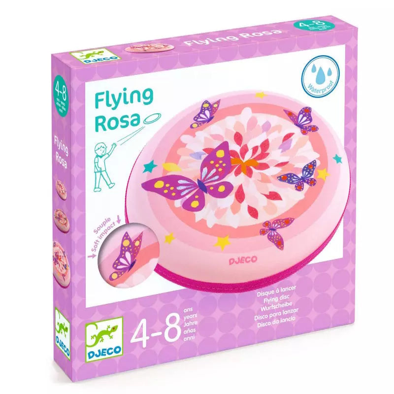 Disque à lancer flying rose - Djeco
