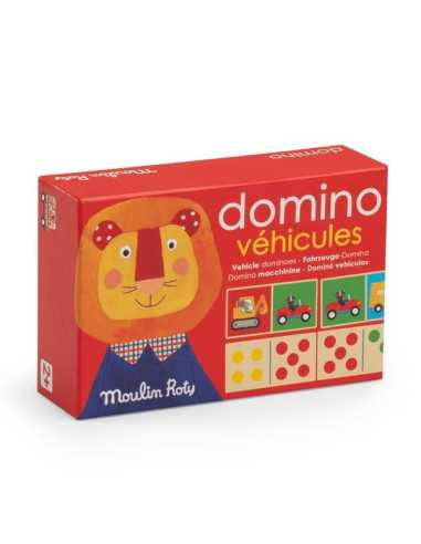 Domino en bois les véhicules les popipops - Moulin Roty