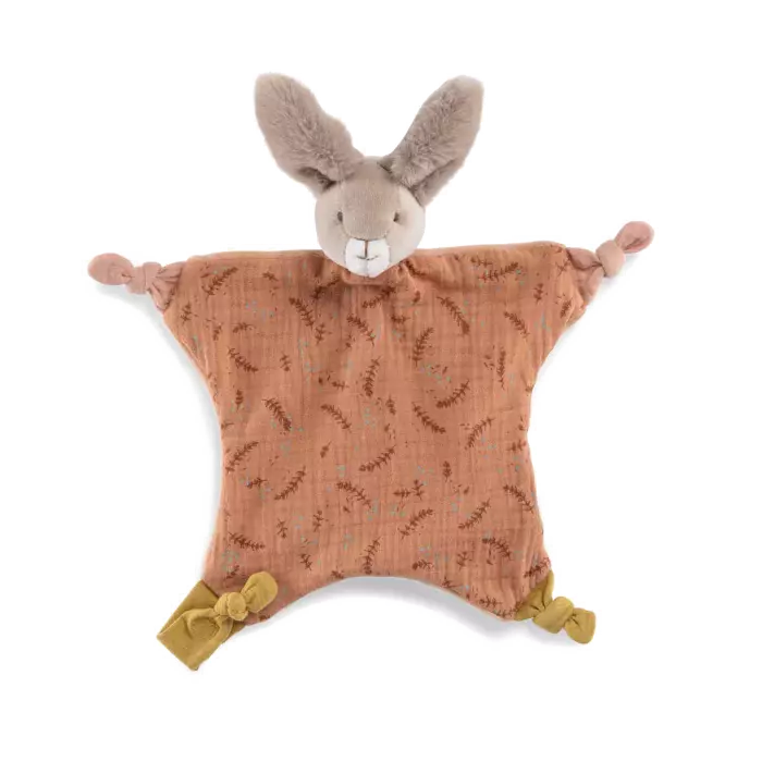 Doudou lapin argile Les trois petits lapins - Moulin rtoy