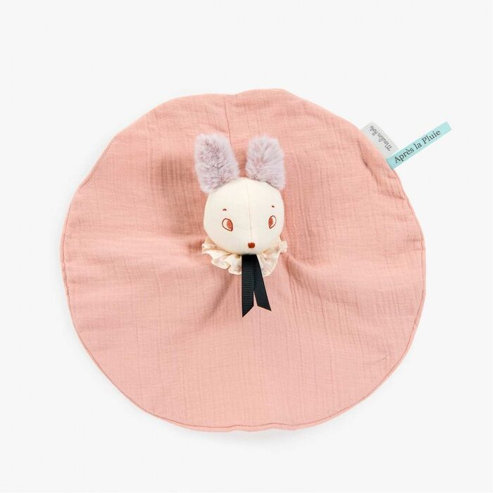 Doudou souris rose après la pluie - Moulin Roty