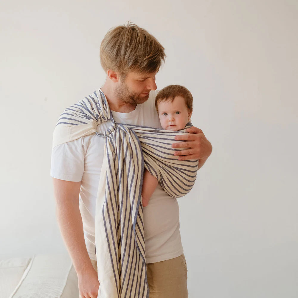 Echarpe de portage sans noeud tissé sling Malo - Néobulle