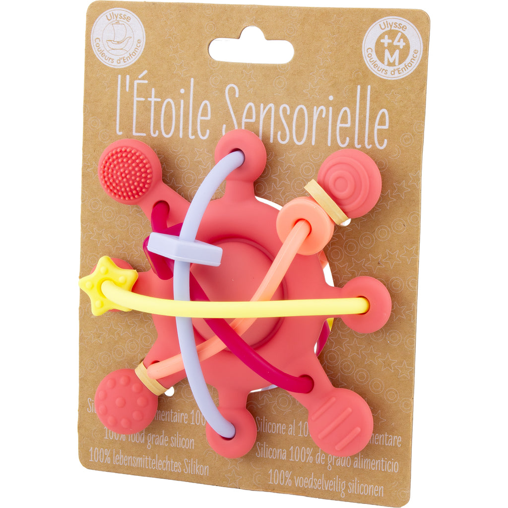 Anneau de dentition Etoile sensorielle - Ulysse couleurs d'enfance