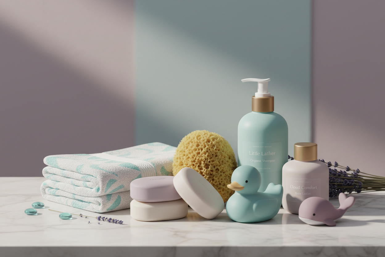 générer une illustration avec les produits de la collection bain & soin