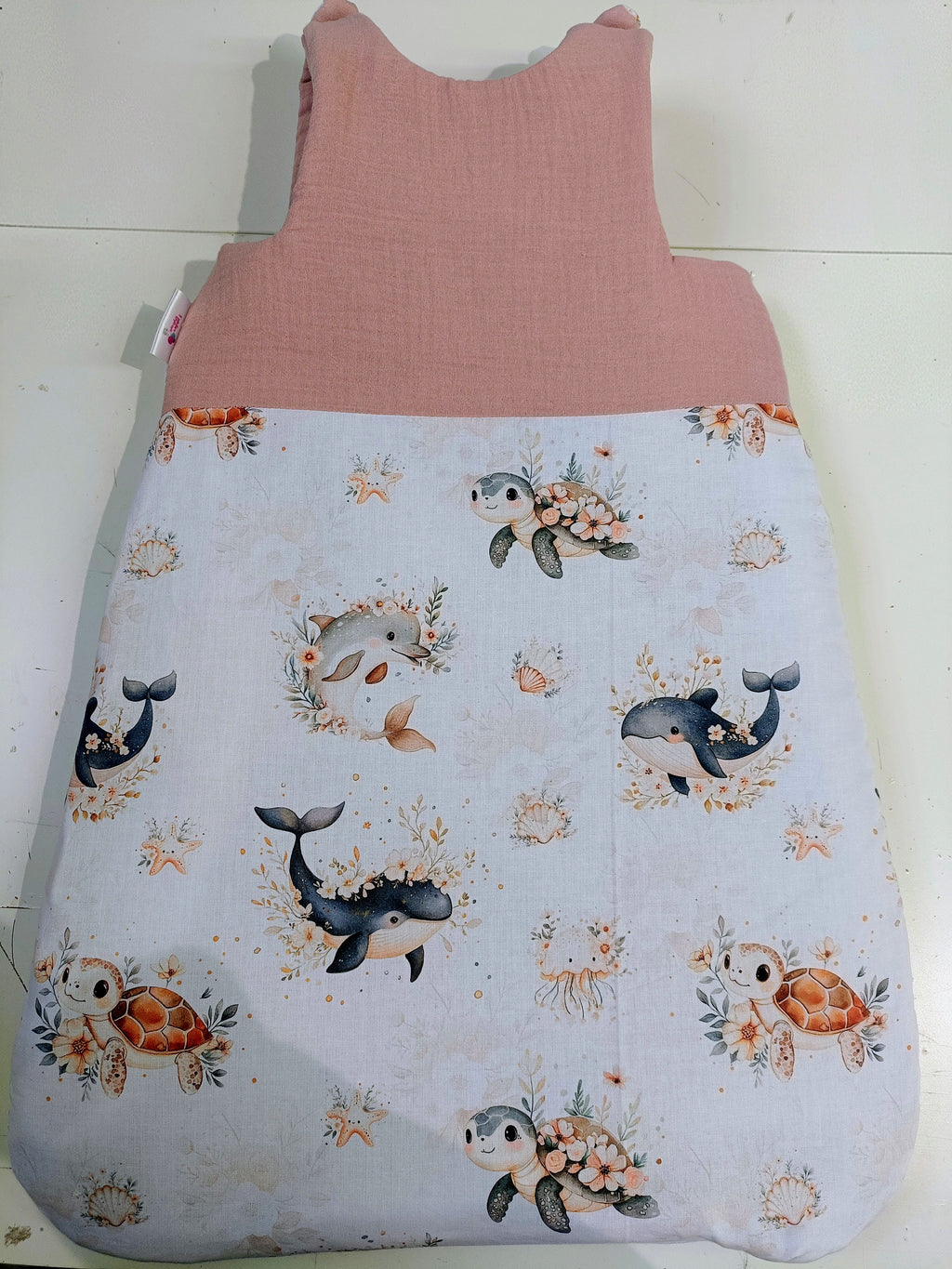Gigoteuse Océan hiver fait main - L'Atelier Dyloma