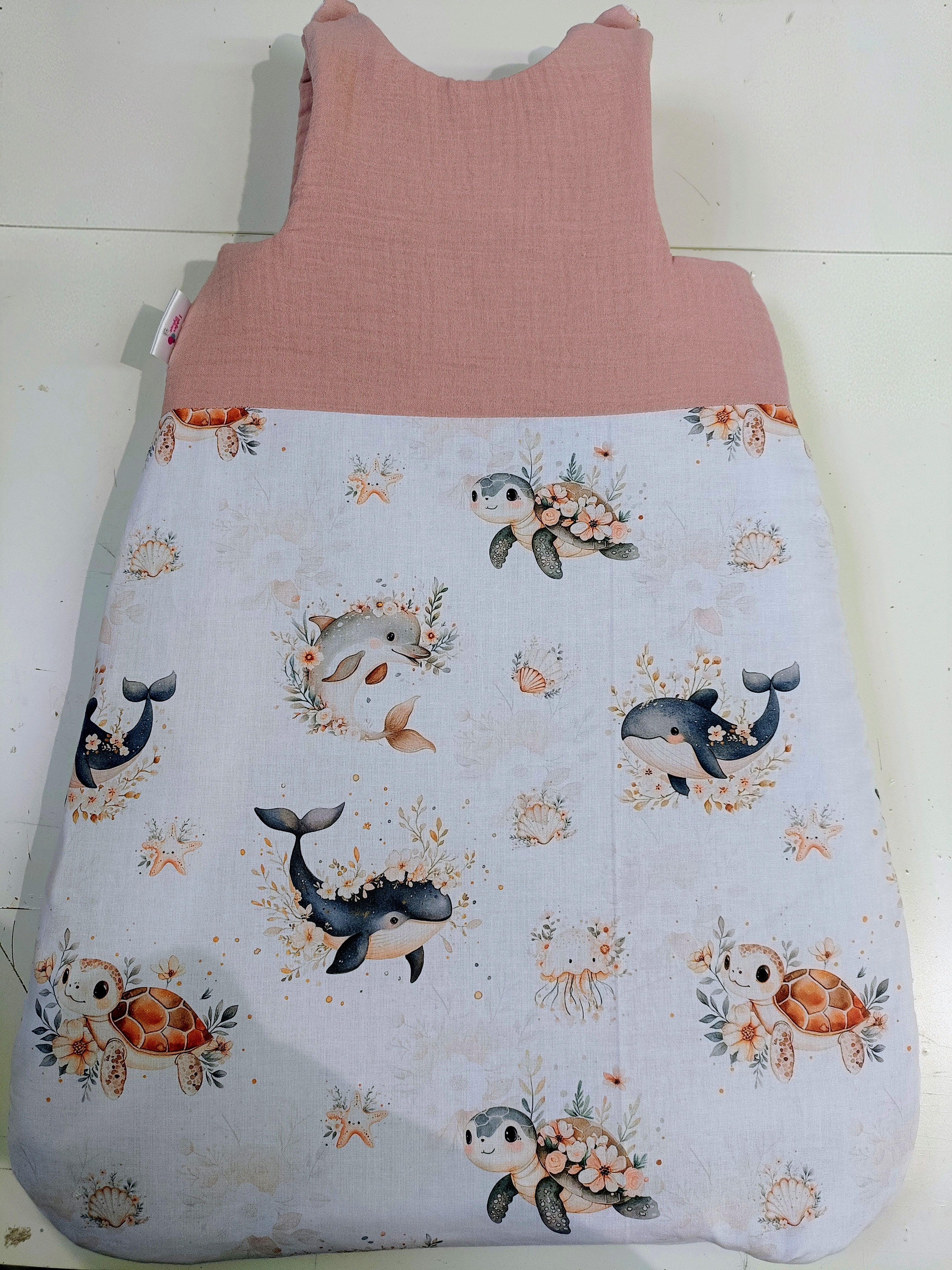 Gigoteuse Océan hiver fait main - L'Atelier Dyloma