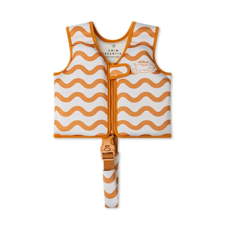 Gilet de natation orange surfeur - swim essentials