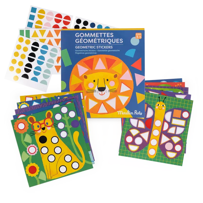 Gommettes géométrique les toupitis - Moulin roty
