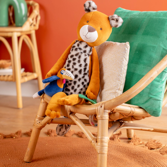 Peluche d'activités léopard Taïgo la forêt de mawa - Moulin roty